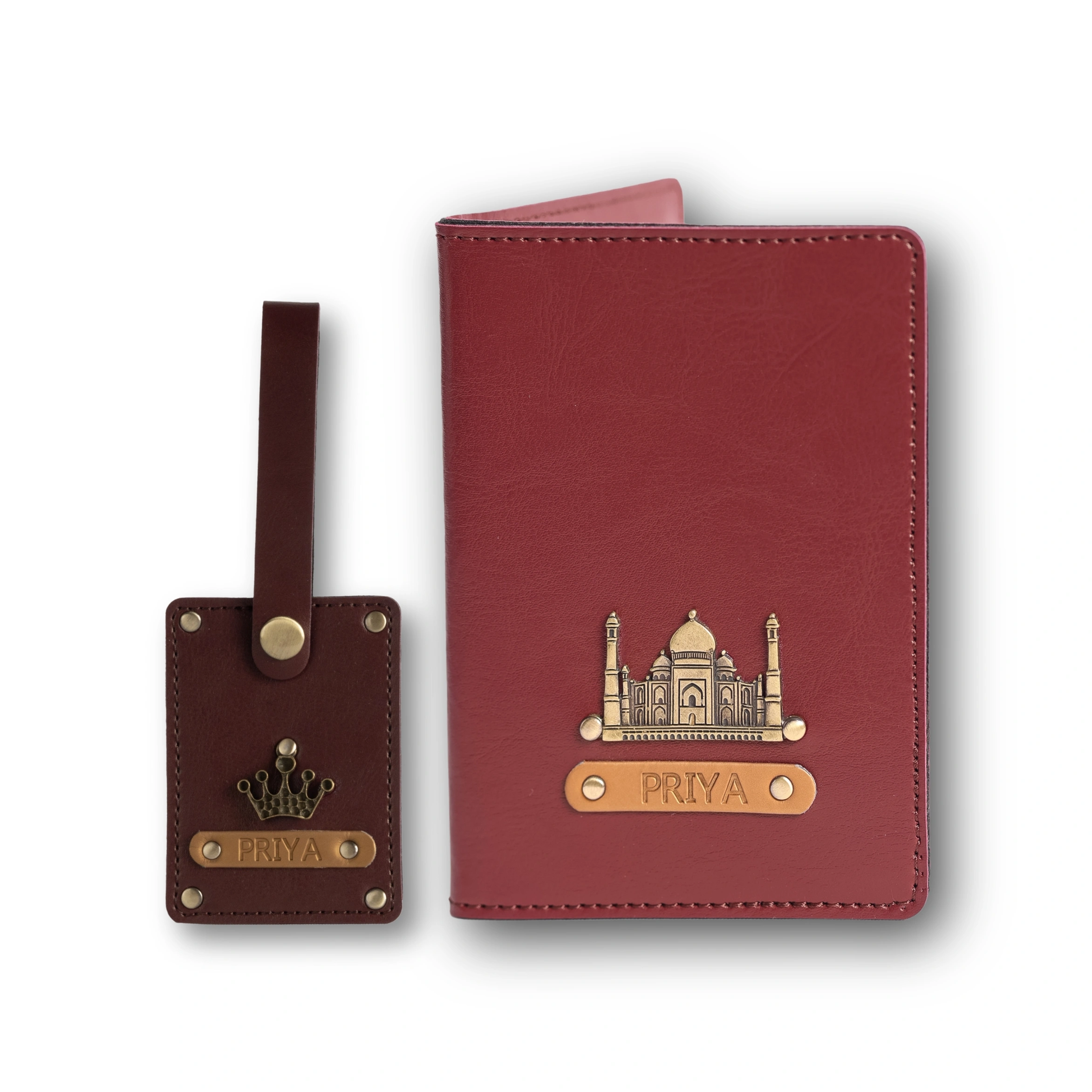Personalized Passport Cover and Luggage Tag
